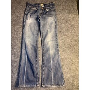 Gap Essential Bootcut Jeans Womens 8/29 Blue Denim Faded Relaxed Fit Medium Wash